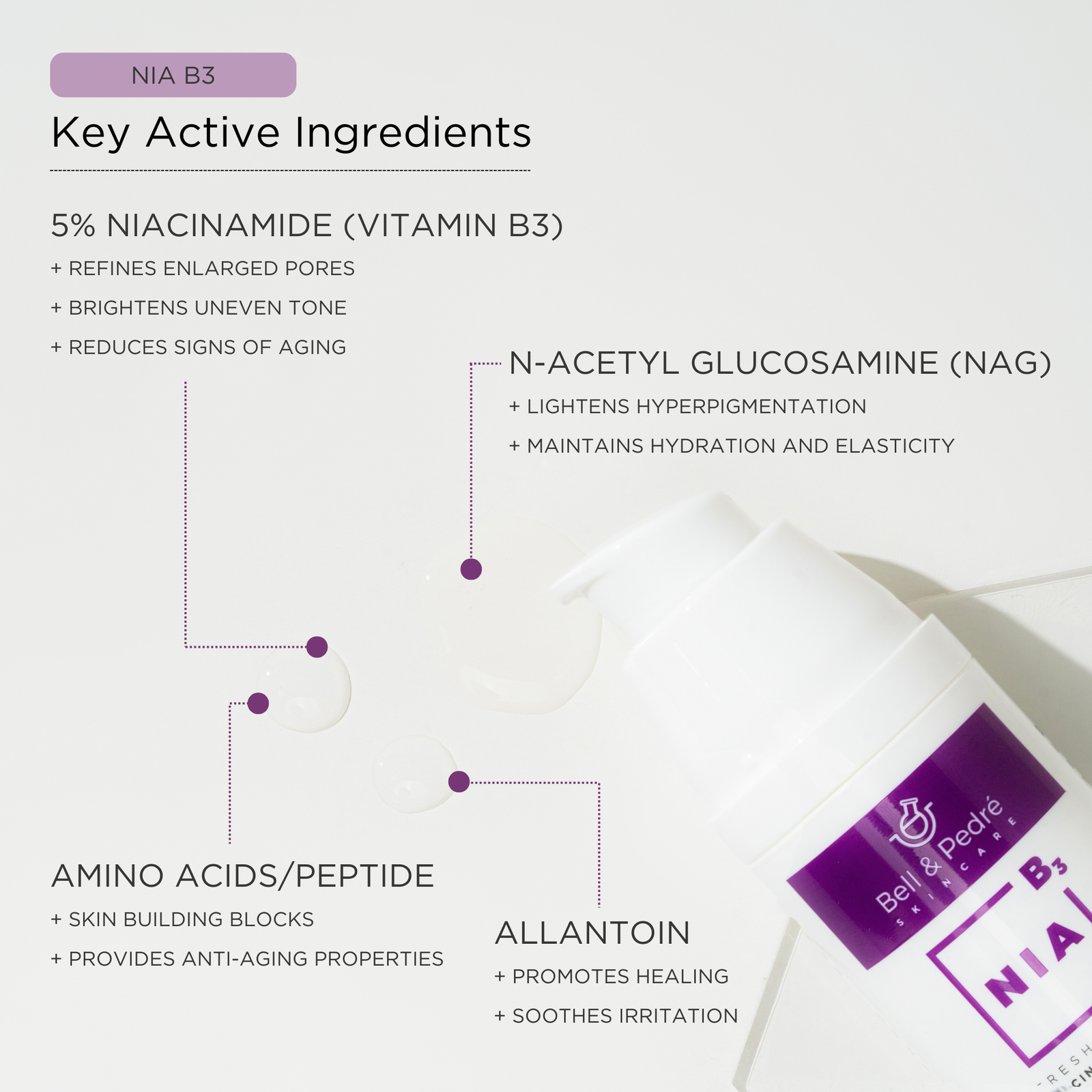 Nia B3 - Bell and Pedre Skincare