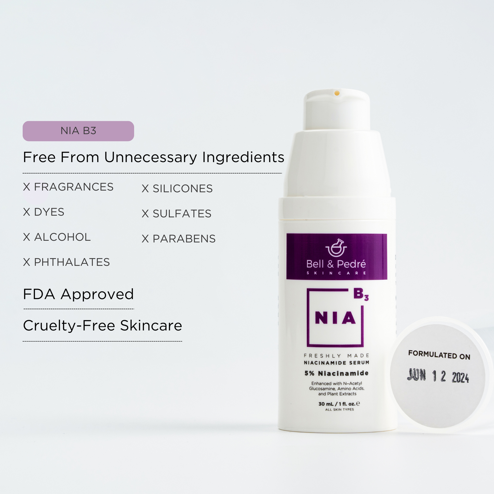 Nia B3 - Bell and Pedre Skincare